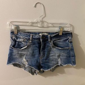Forever 21 dark wash denim jean shorts